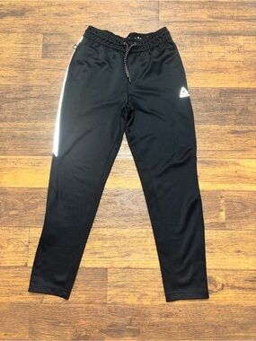 Reebok Black Jogger Pants with Reflective Side Stripe